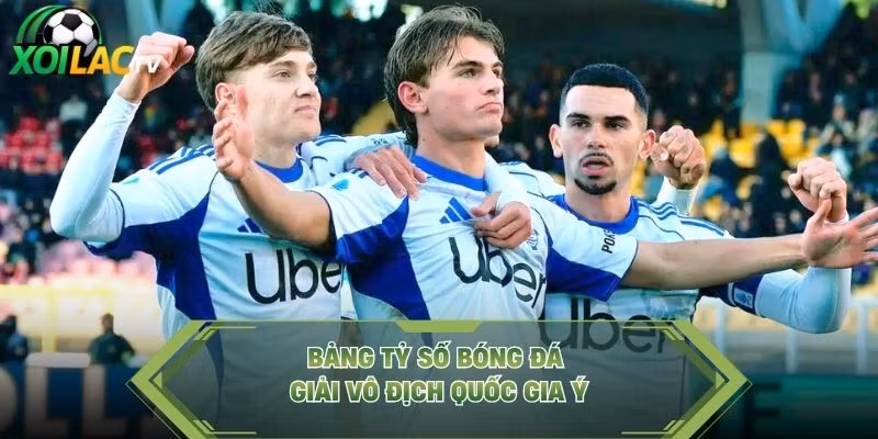 Bảng tỷ số bóng đá giải vô địch quốc gia Ý