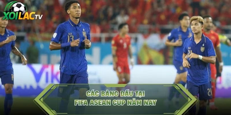Các bảng đấu tại FIFA ASEAN Cup năm nay