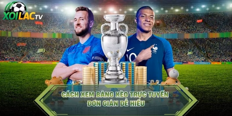 Cách xem bảng kèo trực tuyến đơn giản dễ hiểu