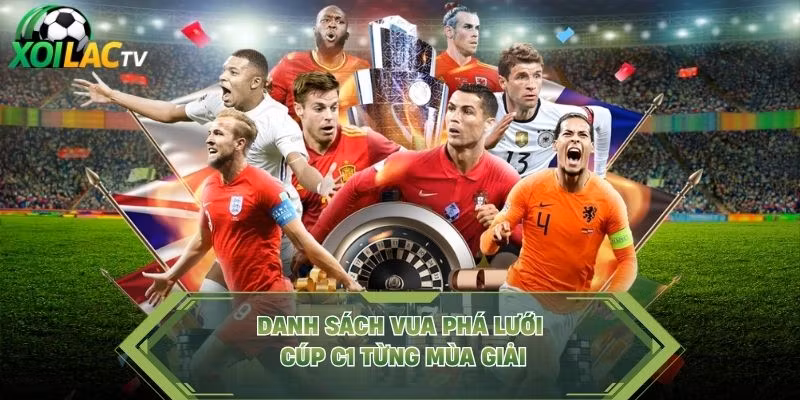 Danh sách vua phá lưới cúp C1 từng mùa giải
