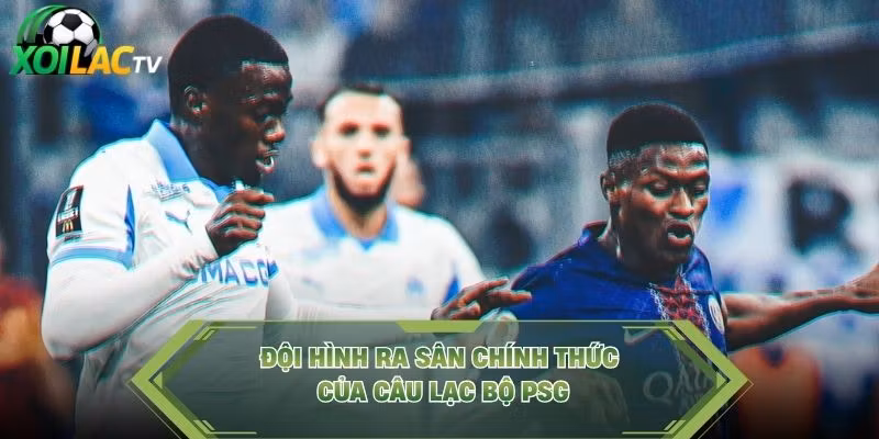 Đội hình ra sân chính thức của câu lạc bộ PSG