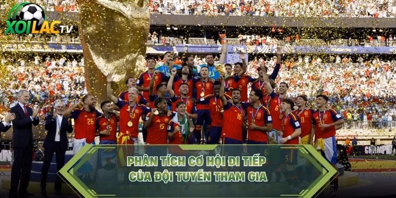 Phân tích cơ hội đi tiếp của đội tuyển tham gia