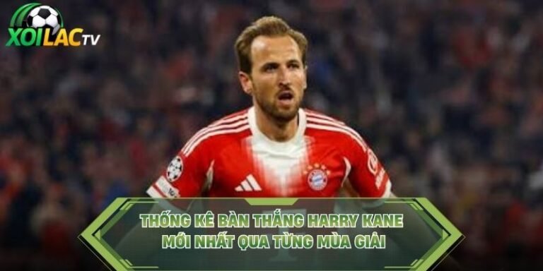 Thống Kê Bàn Thắng Harry Kane Mới Nhất Qua Từng Mùa Giải