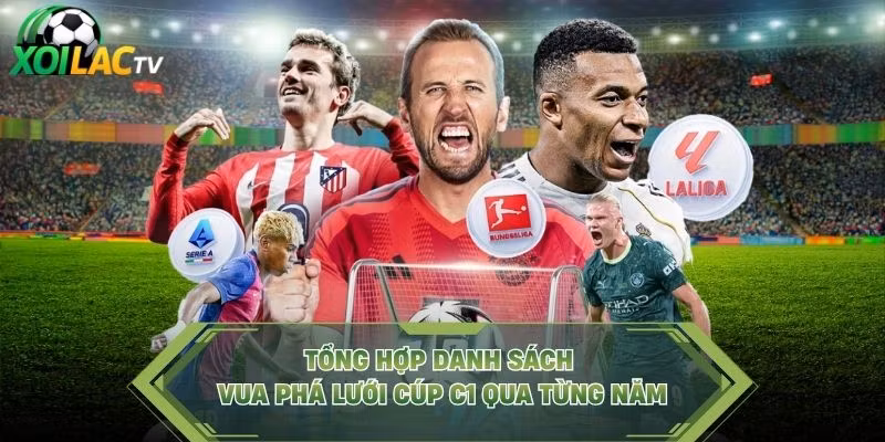 Tổng Hợp Danh Sách Vua Phá Lưới Cúp C1 Qua Từng Năm
